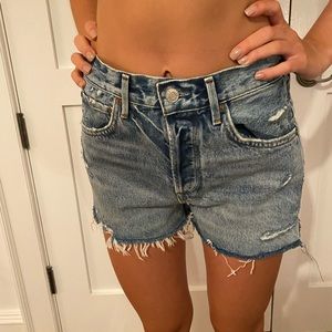 NEW Agolde Jaden High Rise Cut Off Shorts, size 27